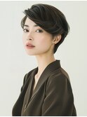 ☆オリーブグレーココアベージュ小顔クラゲヘアー/黒髪/髪質改善