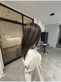 30代40代ハイライトバレイヤージュ透明感外国人風カラー