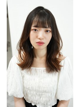 フリーズ 川西店(Freez) セミロング/大人かわいいくびれヘア/ゆるふわヘア