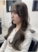 ★デジタルパーマミニウルフチェリーブラウンホワイトグレージュ