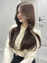 【巻き髪】×【ワンホンヘア】[三鷹/吉祥寺/学割U24/レディースカット/韓国ヘア]