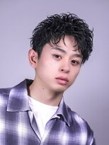 オーシャントーキョー 渋谷神南(OCEAN TOKYO)&nbsp;メンズカット無造作黒髪スパイキーショート刈り上げビジネス流行