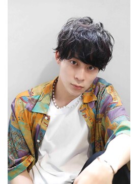 クシュ 所沢西口プロぺ通り(kusyu... ) サーフカールスパイキーアフロチャコールグレーアシメントリー