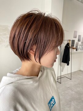 ジュベ 別府店(juve.) 別府ショートボブ顔まわりレイヤーカット髪質改善カラー30代