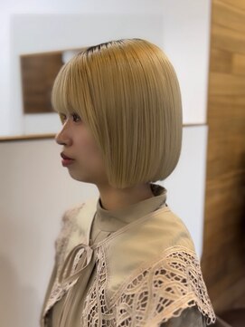 ファーストステップ 表参道(FIRST STEP) 20代30代40代髪型ボブミニボブ切りっぱなし