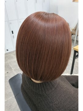 イチパーセント 横浜(1%) イメチェン/ピンクベージュ/ピンクカラー/前髪/横浜