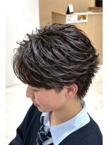 アイトーキョープラスシー 横浜(AI TOKYO+Sea) MEN’S横浜/センターパート/フェザーパーマ/毛流れパーマ/高島町