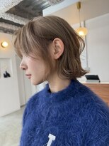 ペレ 梅田(PELE) イメチェン/ピンクベージュ/アンブレラカラー/前髪/梅田