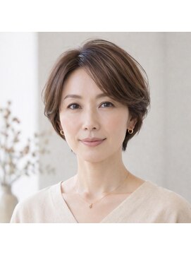 アルトル 池袋2nd(altru) ◇大人40代50代60代ショートボブ丸みショート白髪ぼかし
