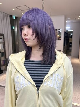 アンドスタイル(&style) レイヤーカット ケアブリーチ  学割U24 トリートメント