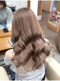 ブリーチカラー　グレージュ