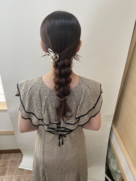 美容室こころ 結婚式のヘアスタイル