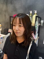 ノーヴァ バイ ボナ 前橋店(nova by bona)&nbsp;レイヤーカットが魅力の顔周り前髪セミロング