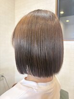 フィカ(Fika)&nbsp;ボブ　ブリーチなしダブルカラー　透明感カラー