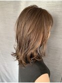 白髪染め×メルティカラー×くびれヘア×ミニウルフ×イルミナ