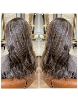 サロン クィ ベルジョーネ(SALON QUI BELLGIONE) ハイライト×弱コントラスト