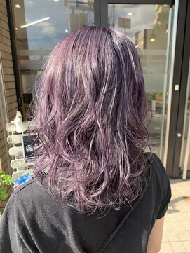 ヘアーメイク シャンプー(hair make shampoo) ダークパープル