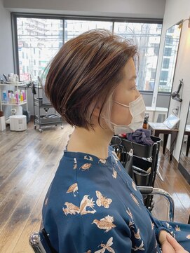 ヘアアンドメイク エジェリ(hair&make egerie) 【大人ショートボブ インナーカラー 恵比寿】