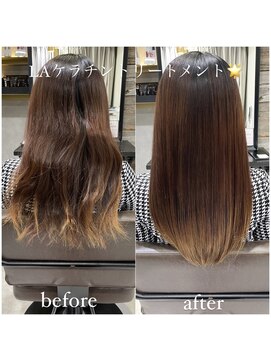 トルネード(TORNADO) 韓国風艶髪ストレート LAケラチントリートメント 美髪　M28