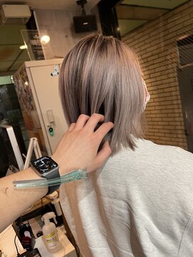 ラフ(LAFF) #黒髪#ボブルフ#ネビージュ#小顔#ワンレン