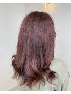 ヘアーアンドメイク ドレス(DRESS) ブリーチ無し　ピンクカラー