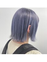 アンセム(anthe M) ツヤ髪ダブルカラートリートメント前髪カットブルーカラー