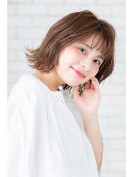 パノラ 立川(PANOLA) くびれボブミディアム/外ハネ/前髪