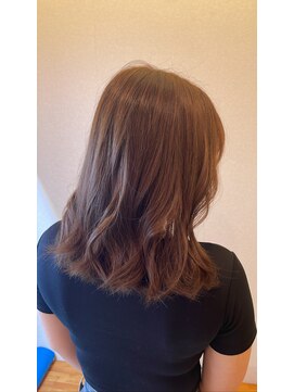 ピールアーク(peal ark) 定番！ブラウンベージュゆるふわ巻き仕上げ