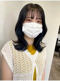 インナーカラーケアブリーチイヤリングカラーハイライトレイヤー
