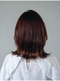 シースルーバングくびれミディ