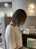 タオ 河原町(Tao) ボブとバレイヤージュ