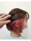 toricot guest hair【インナーカラー/ピンク】