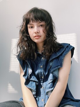 レジュアル(RESSUAL) 斜めバンググレージュカラーデザインカラーシルキーベージュ