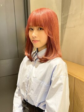 ロンドシェリ 仙台(Lond Cheri) くびれヘア/韓国 フェイスレイヤー グレージュカラー 髪質改善