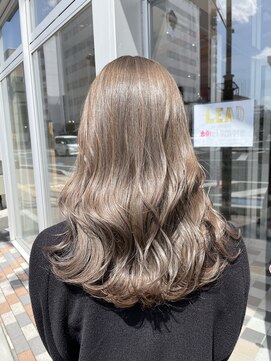 ラグーン(LAGOON) ベージュ/ブリーチ無し/透明感カラー