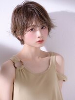 マイラ 銀座(myla)&nbsp;エモージュグレーベージュくびレイヤーロング前髪パーマ黒髪ボブ