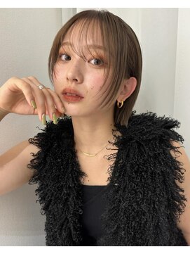 ソヨン 守口ジャガータウン店(SOYON) 切りっぱなしボブと顔周りレイヤー