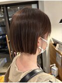 ミニボブ[カーキベージュ/ことりベージュ/アッシュオリーブ]