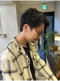 ソフトツーブロックパーマ