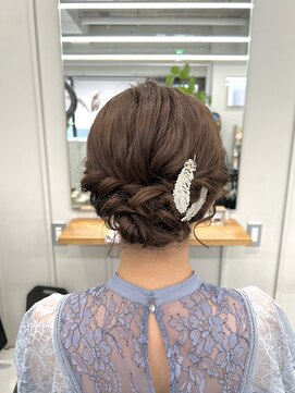 バルベストーキョーサウス(BARBES TOKYO SOUTH) 短い髪のアップスタイル【清板】