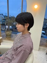 ラヴィズム 松崎店(LUVISM)&nbsp;ショートカット丸みショート耳掛けひし形小顔 新潟東区松崎