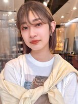 ラフ フロム ガーデン(Laf from GARDEN)&nbsp;ボブ/ブリーチカラー/ダブルカラー/イメチェン/前髪カット