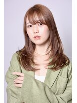 レム 山形1号店(REM) ミディアムハイレイヤー×艶髪