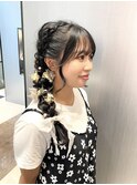 横浜1可愛いヘアセット/編み下ろし/大人可愛い