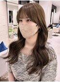 結んでも可愛い顔まわりカットカラートリートメント