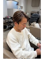 メンズバイココテラス 豊中(men's by cocoterace)&nbsp;ハイライト/ブリーチ/メンズカット/デザインカラー