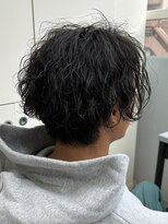 フイ 恵比寿(Hui)&nbsp;ミディアムパーマ/センター分け/ニュアンスヘア