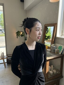 ヘアー バトン(hair vaton) アップスタイル