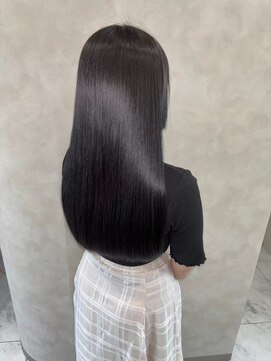 キング 高槻(K!ng) 縮毛矯正髪質改善ハイライトレイヤーカット枚方美容室エクステ