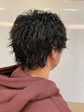 銀座マツナガ 浅草店 マッシュウルフツイストスパイラルパーマ